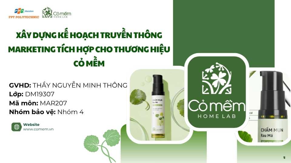 SLIDE TRUYỀN THÔNG MKT TÍCH HỢP MẪU 1