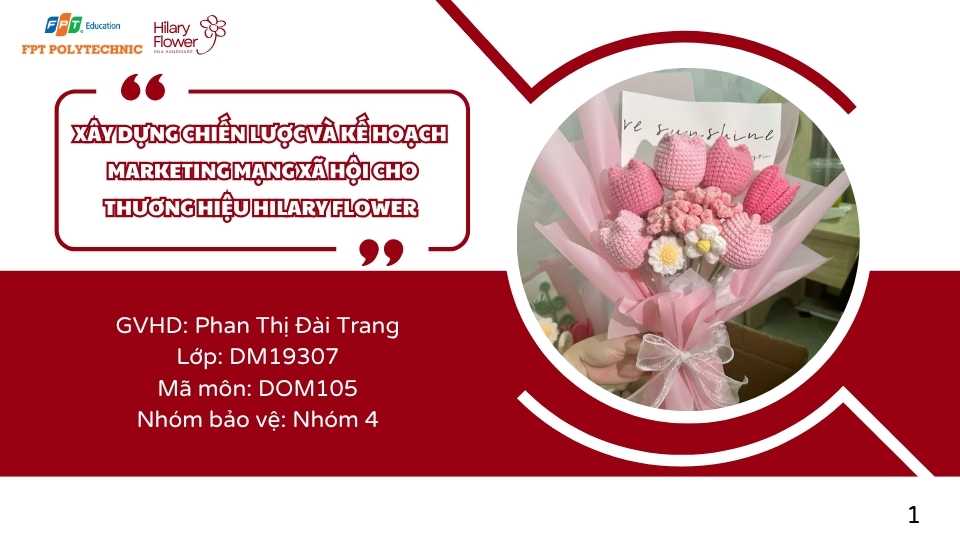 SLIDE MARKETING MẠNG XÃ HỘI MẪU 1