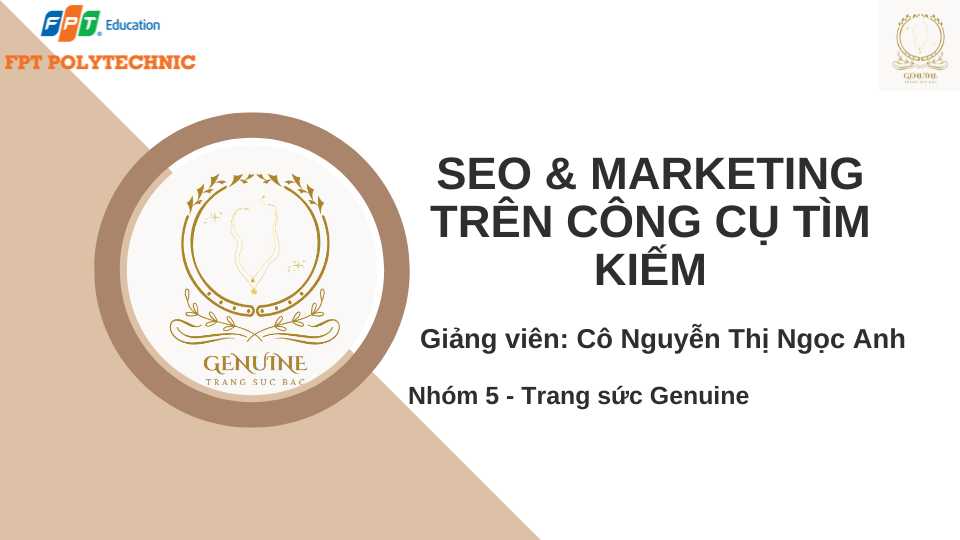 SLIDE SEO & MARKETING TRÊN CÔNG CỤ TÌM KIẾM MẪU 1