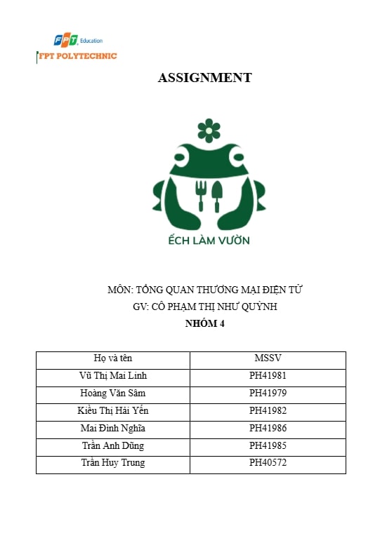 ASM TỔNG QUAN THƯƠNG MẠI ĐIỆN TỬ MẪU 3