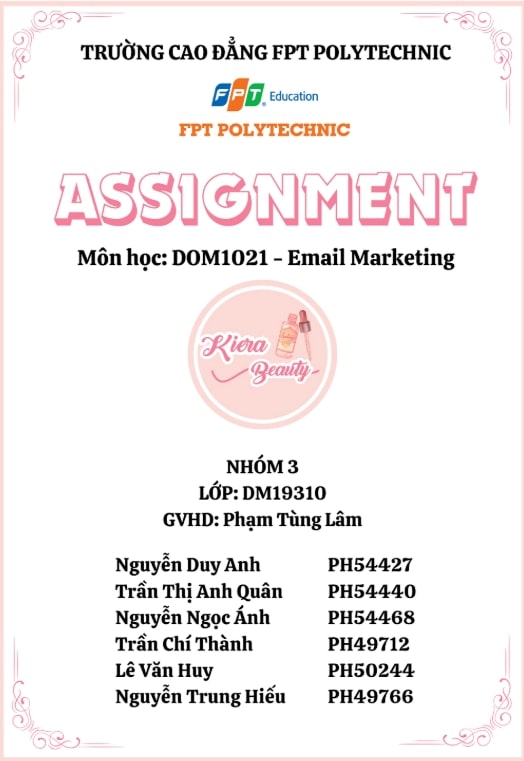ASM EMAIL MARKETING MẪU 4