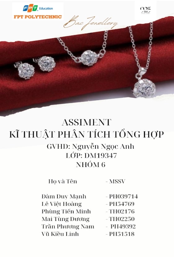 ASM KỸ THUẬT PHÂN TÍCH TỔNG HỢP MẪU 4