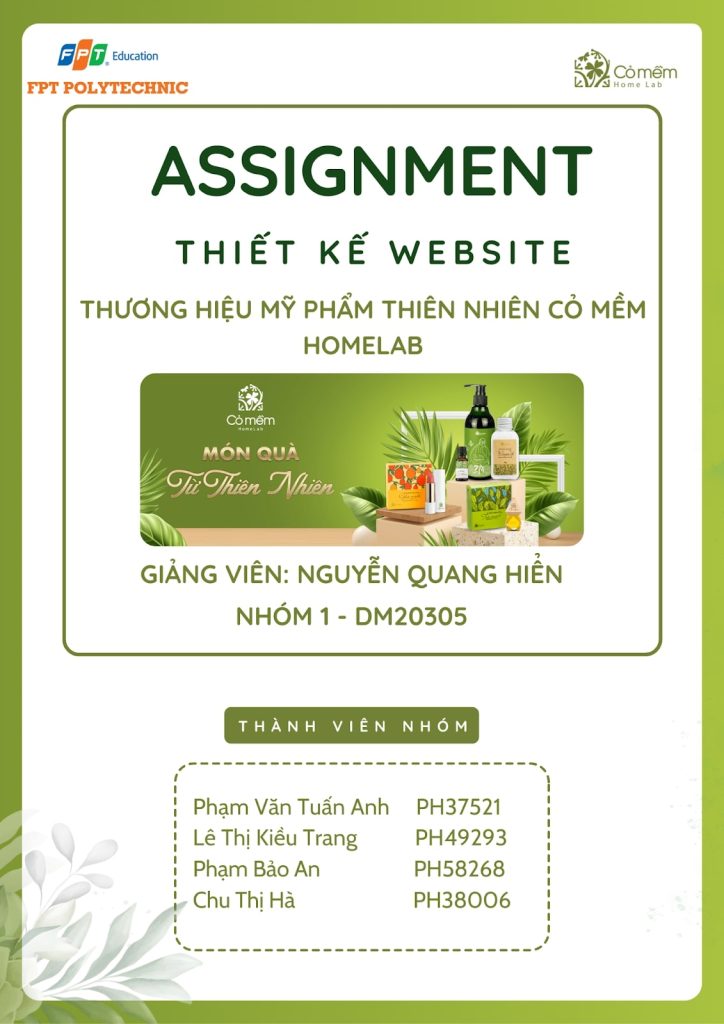 ASM XÂY DỰNG WEBSITE MẪU 5